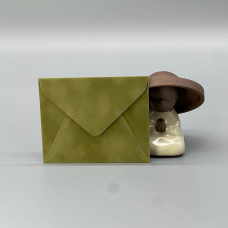 Конверт розміру Mini з оксамитового паперу Хакі