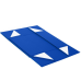 Коробка подарункова на магнітах 28х23х9 см синя