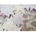 Конфеті зірочка, 5*5, шампань перламутровий